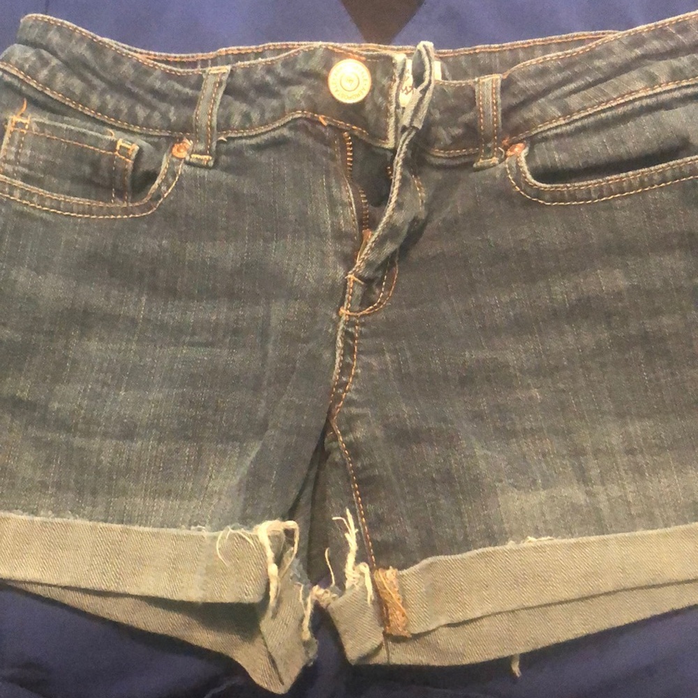 Aeropostale blue jean shorts